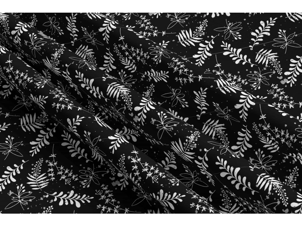 Náhradní potah do jídelní židličky Květy na tmavé